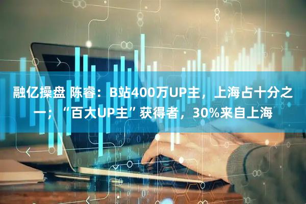 融亿操盘 陈睿：B站400万UP主，上海占十分之一；“百大UP主”获得者，30%来自上海